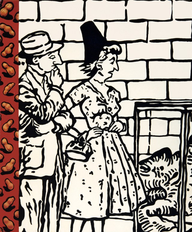 monsters . 1998 . acrylic . 125 x 150 cm