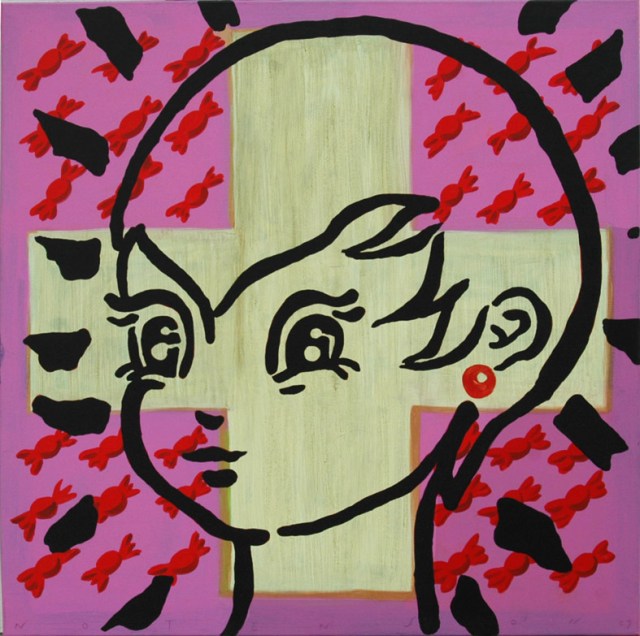 girl . 2007 . acrylic . 100 x 100 cm