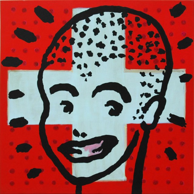 boy . 2007 . acrylic . 100 x 100 cm