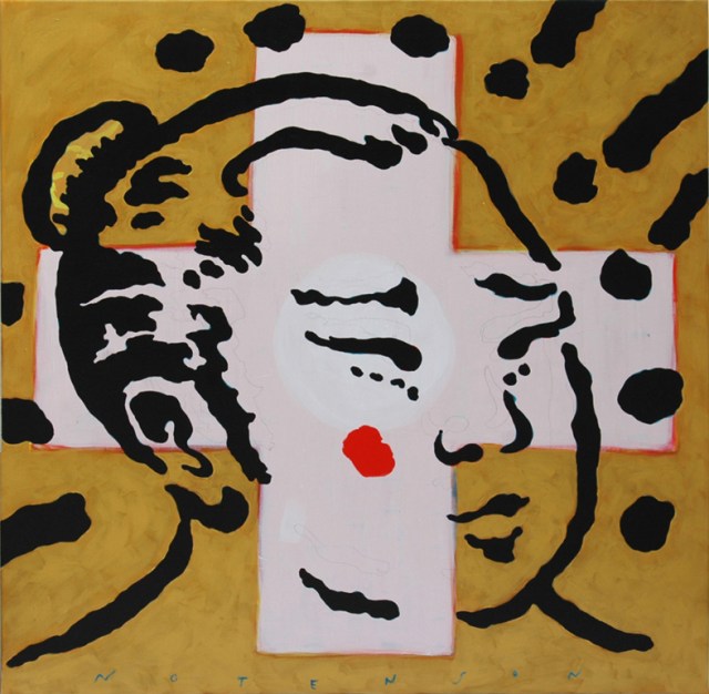 sumo . 2011 . acrylic . 100 x 100 cm